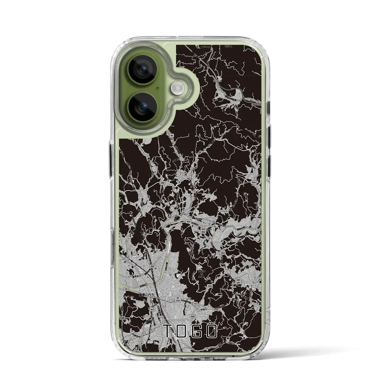 【東郷（鹿児島県）】地図柄iPhoneケース（MagSafeタイプ）