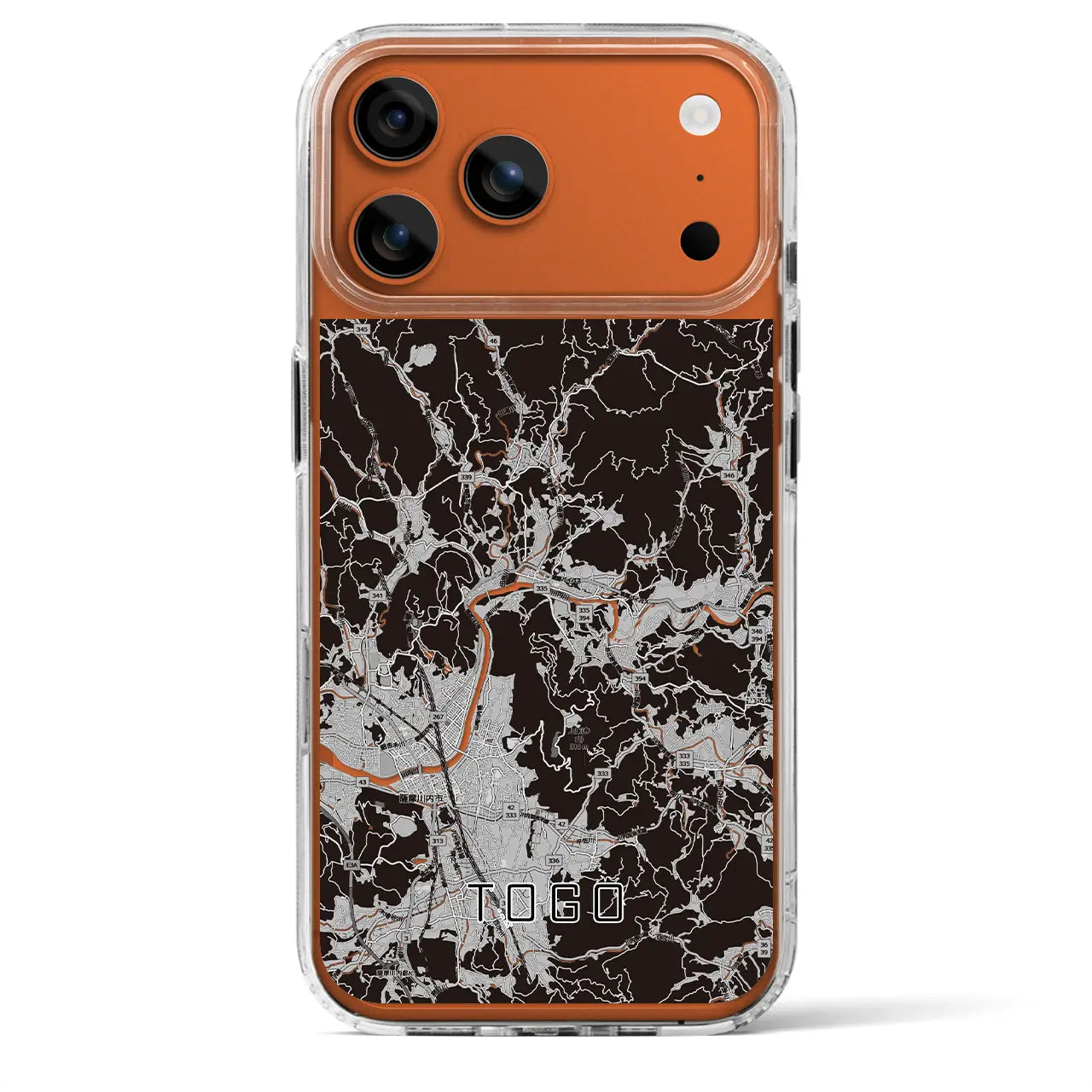 【東郷（鹿児島県）】地図柄iPhoneケース（MagSafeタイプ）