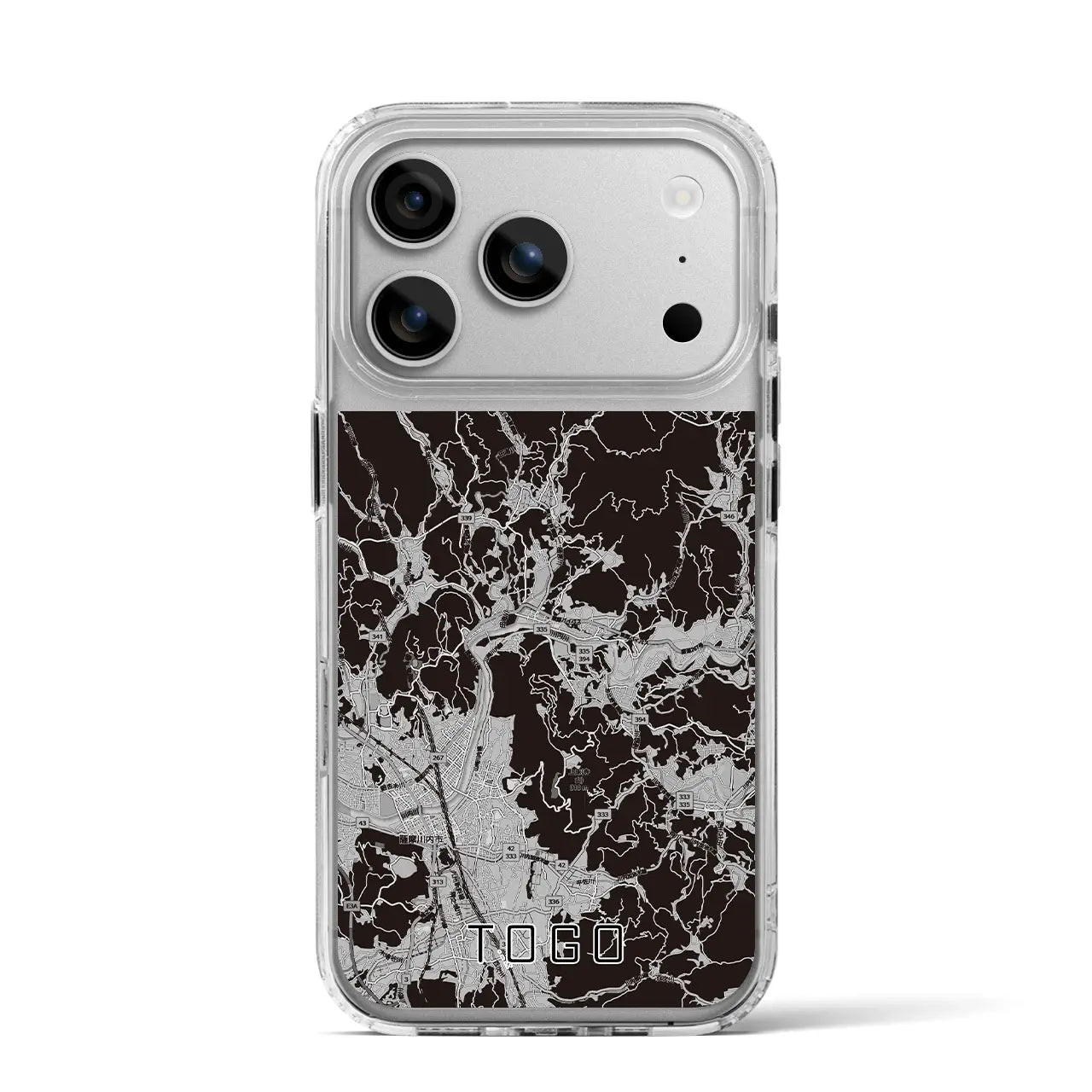 【東郷（鹿児島県）】地図柄iPhoneケース（MagSafeタイプ）