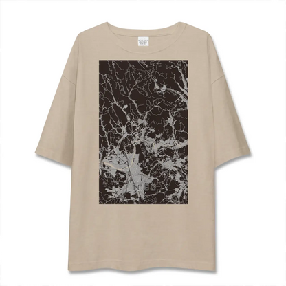 【東郷（鹿児島県）（鹿児島県）】地図柄ビッグシルエットTシャツ