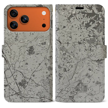 【東郷（愛知県）】地図柄iPhoneケース（手帳タイプ）