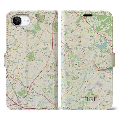 【東郷（愛知県）】地図柄iPhoneケース（手帳タイプ）