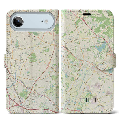 【東郷（愛知県）】地図柄iPhoneケース（手帳タイプ）