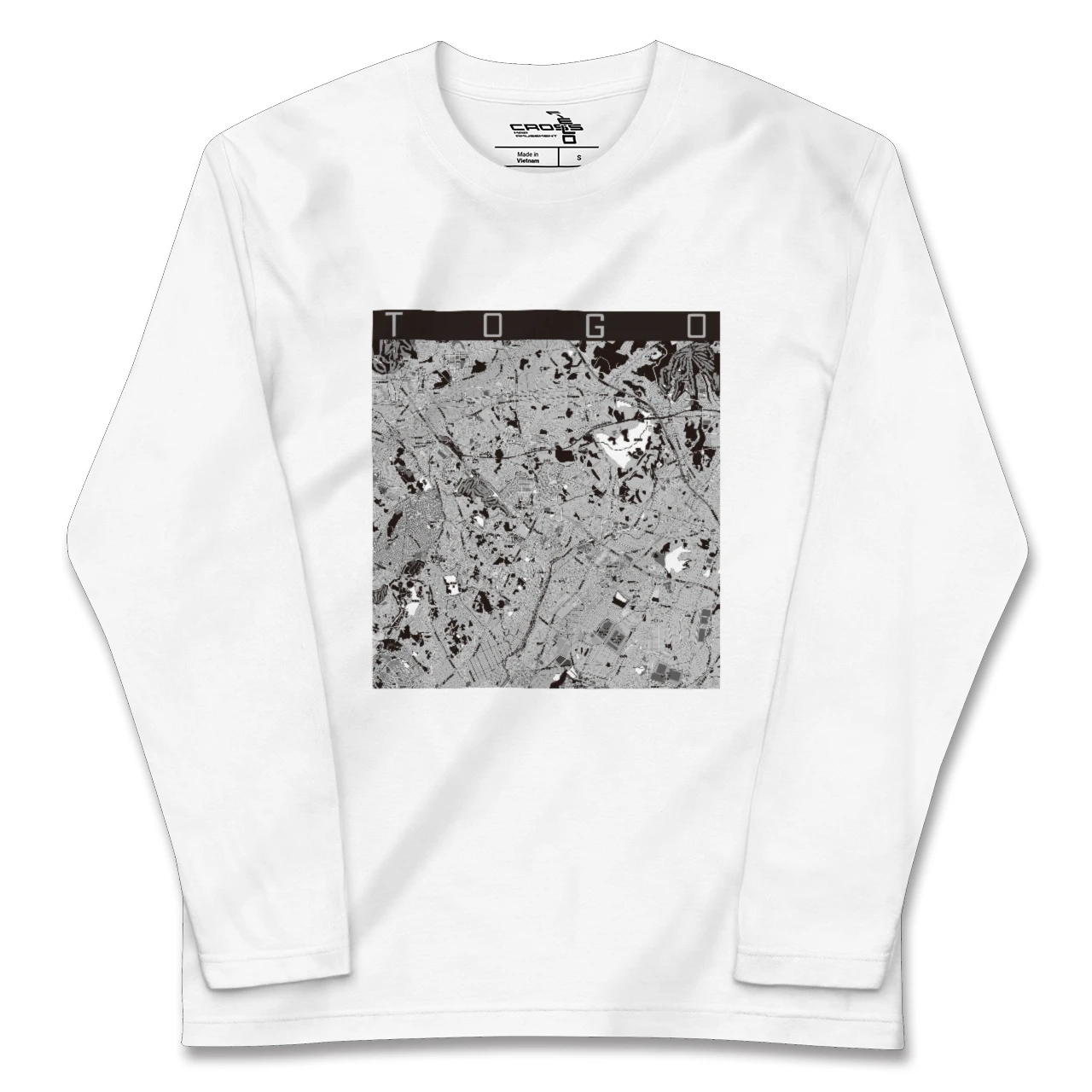 【東郷（愛知県）】地図柄ロングスリーブTシャツ