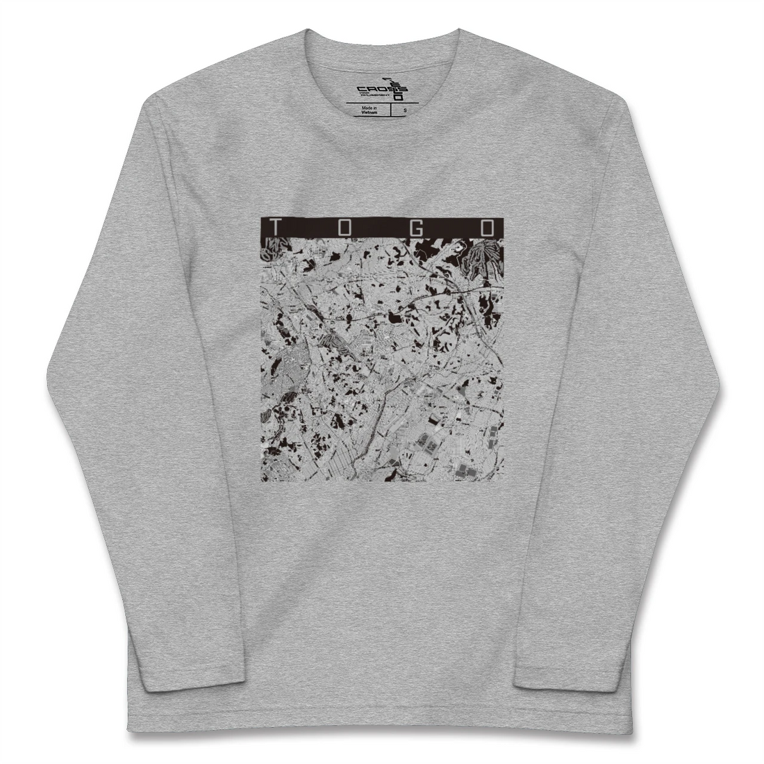 【東郷（愛知県）】地図柄ロングスリーブTシャツ