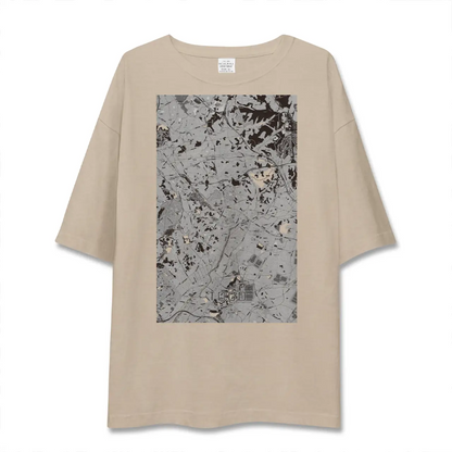 【東郷（愛知県）】地図柄ビッグシルエットTシャツ
