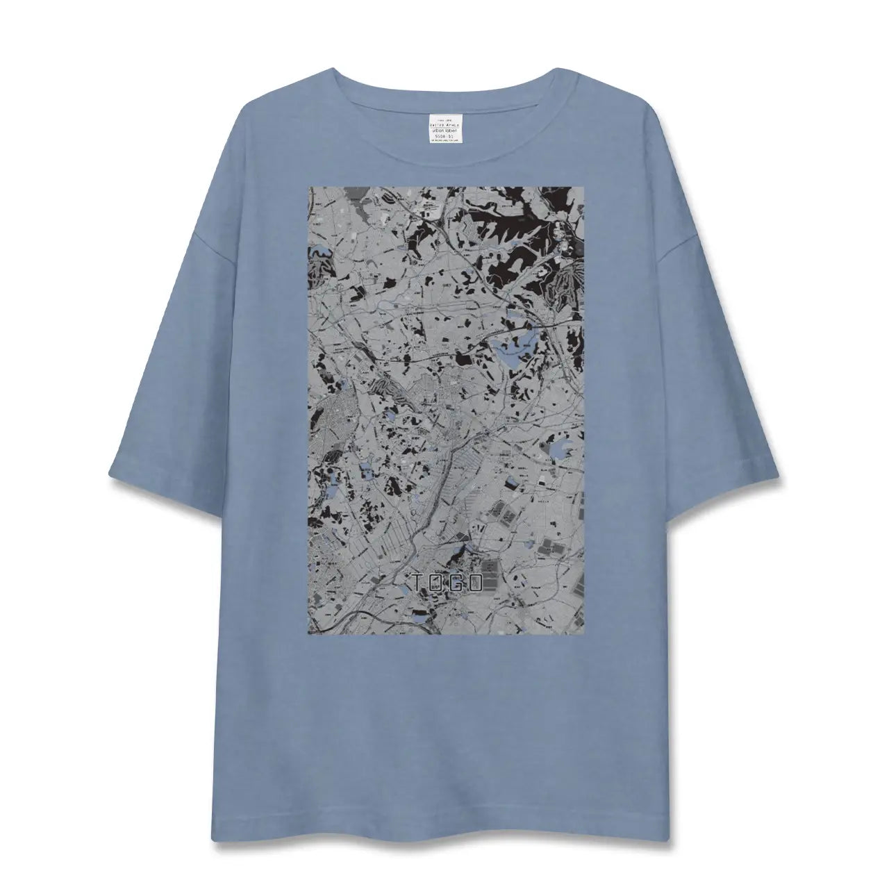 【東郷（愛知県）】地図柄ビッグシルエットTシャツ