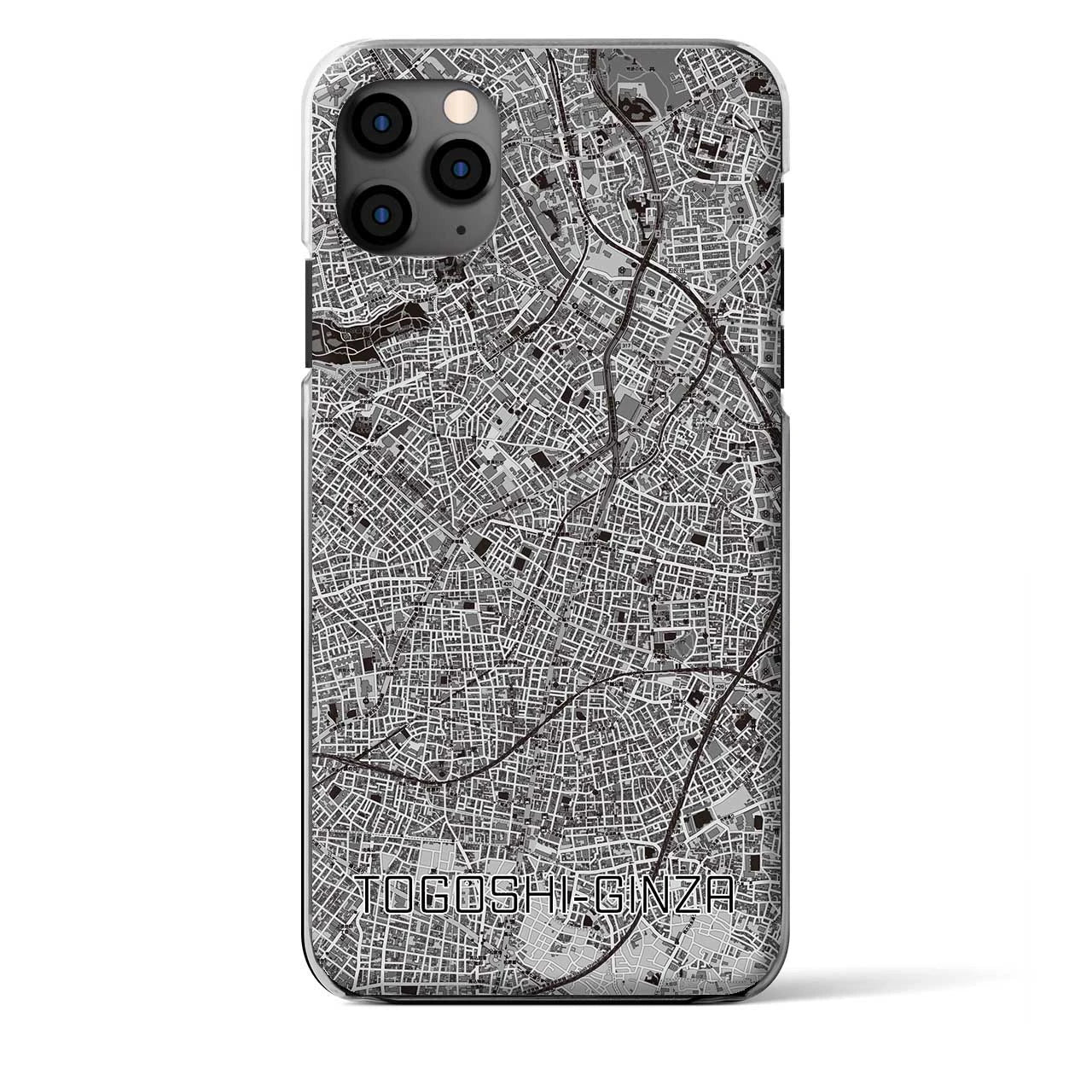 【戸越銀座（東京都）】地図柄iPhoneケース（クリアタイプ）
