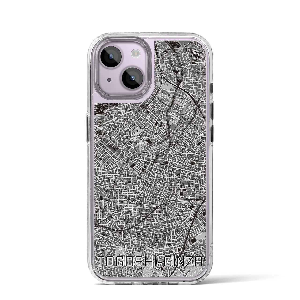 【戸越銀座（東京都）】地図柄iPhoneケース（MagSafeタイプ）
