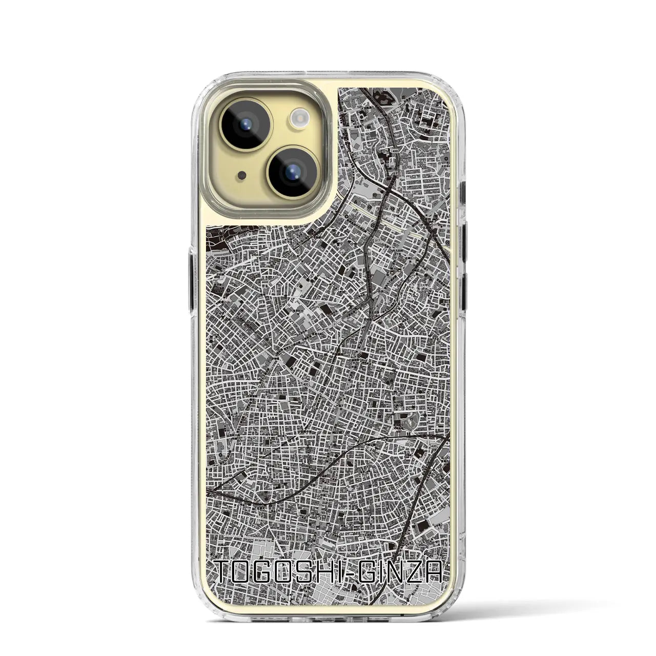 【戸越銀座（東京都）】地図柄iPhoneケース（MagSafeタイプ）
