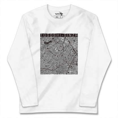 【戸越銀座（東京都）】地図柄ロングスリーブTシャツ