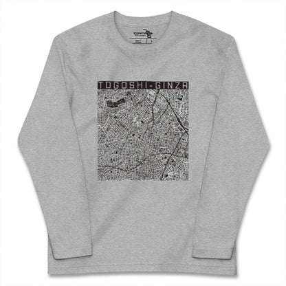 【戸越銀座（東京都）】地図柄ロングスリーブTシャツ