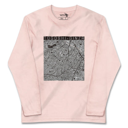 【戸越銀座（東京都）】地図柄ロングスリーブTシャツ