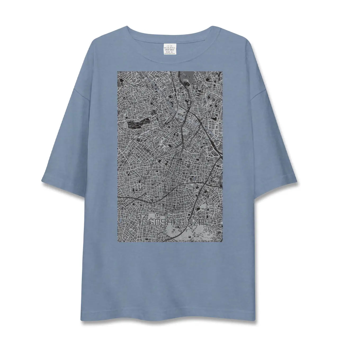 【戸越銀座（東京都）】地図柄ビッグシルエットTシャツ