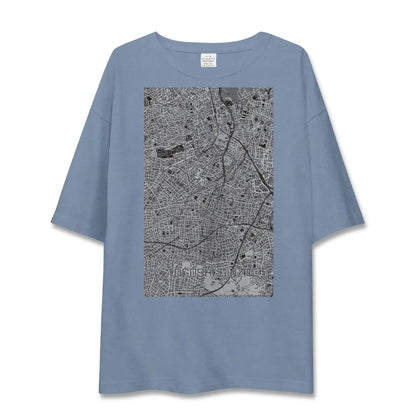 【戸越銀座（東京都）】地図柄ビッグシルエットTシャツ