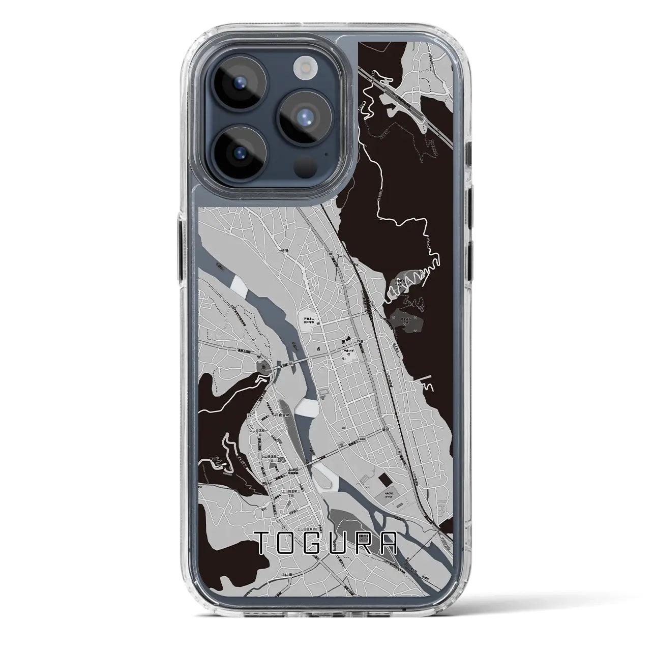 【戸倉（長野県）】地図柄iPhoneケース（MagSafeタイプ）