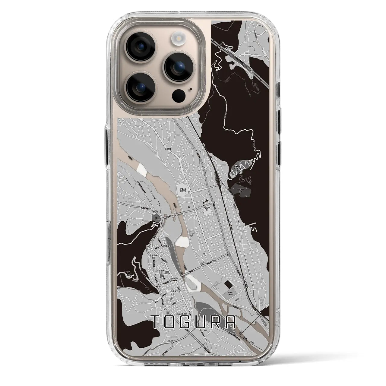 【戸倉（長野県）】地図柄iPhoneケース（MagSafeタイプ）