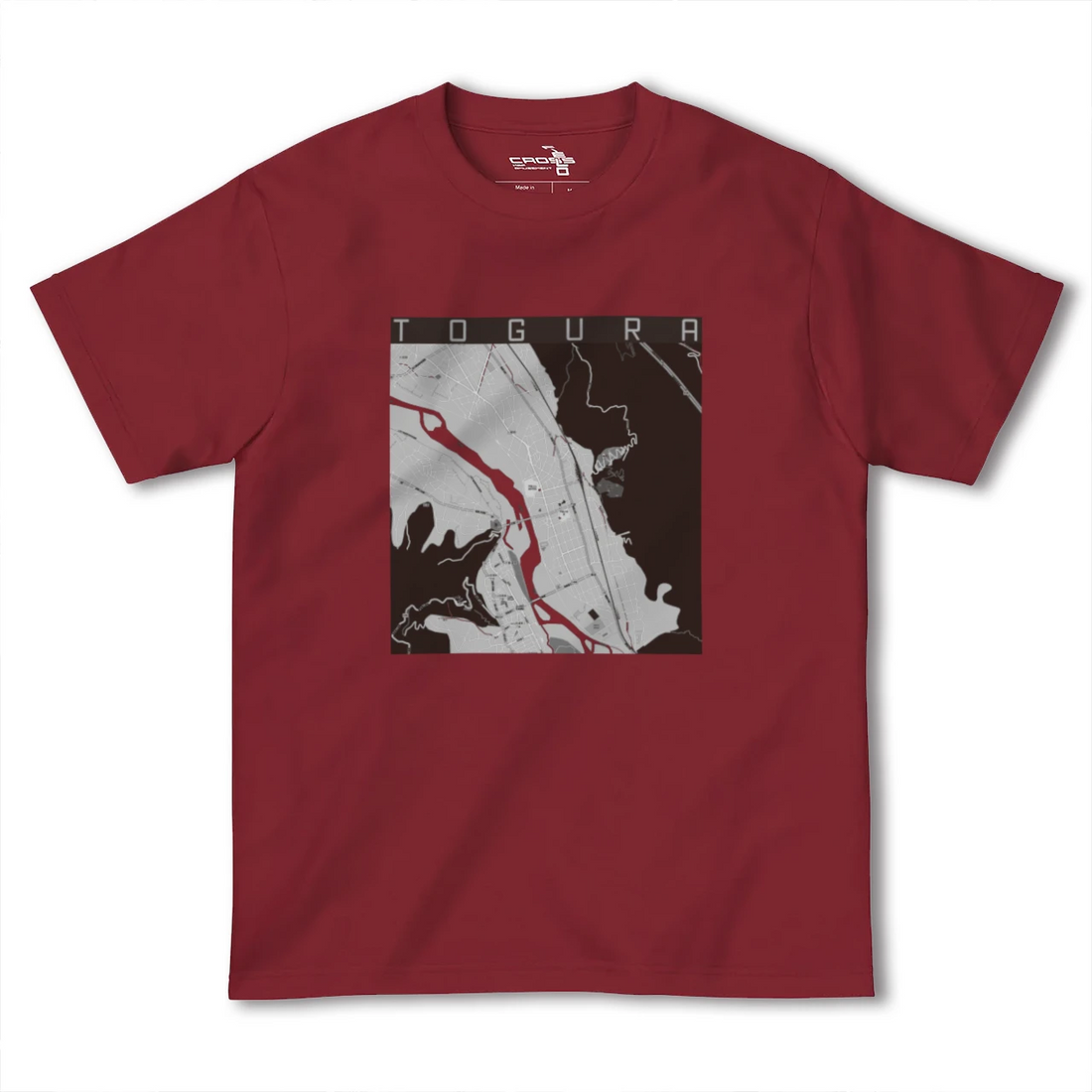 【戸倉(長野県)】地図柄ヘビーウェイトTシャツ