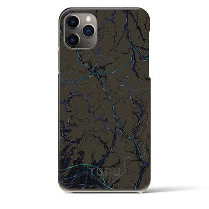 【東峰（福岡県）】地図柄iPhoneケース（バックカバータイプ）