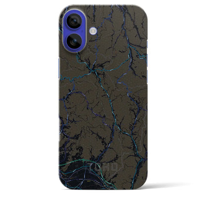 【東峰（福岡県）】地図柄iPhoneケース（バックカバータイプ）