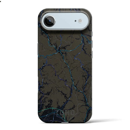 【東峰（福岡県）】地図柄iPhoneケース（バックカバータイプ）