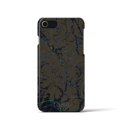 【東峰（福岡県）】地図柄iPhoneケース（バックカバータイプ）