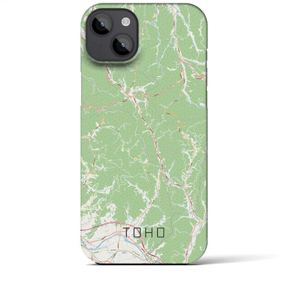 【東峰（福岡県）】地図柄iPhoneケース（バックカバータイプ）