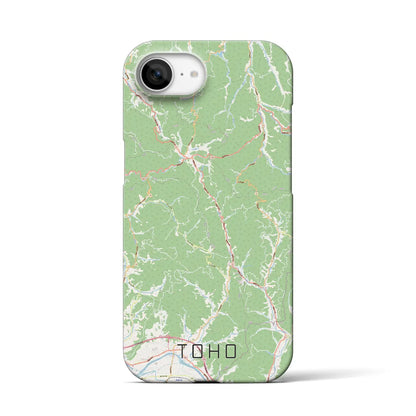 【東峰（福岡県）】地図柄iPhoneケース（バックカバータイプ）