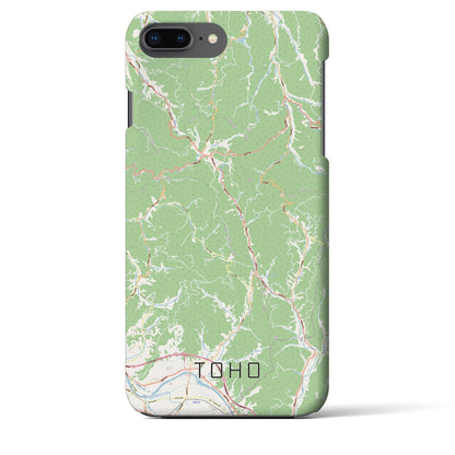 【東峰（福岡県）】地図柄iPhoneケース（バックカバータイプ）