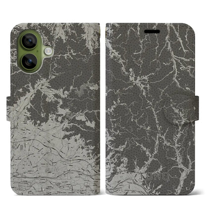 【東峰（福岡県）】地図柄iPhoneケース（手帳タイプ）