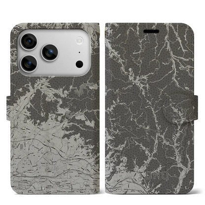 【東峰（福岡県）】地図柄iPhoneケース（手帳タイプ）