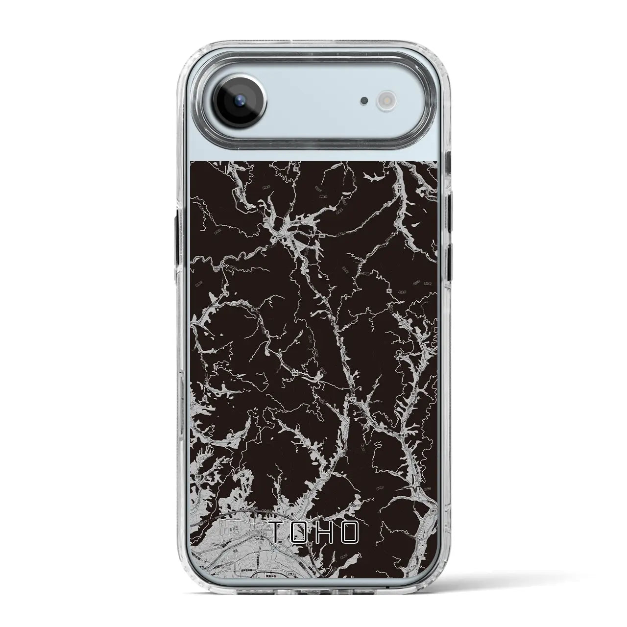 【東峰（福岡県）】地図柄iPhoneケース（MagSafeタイプ）