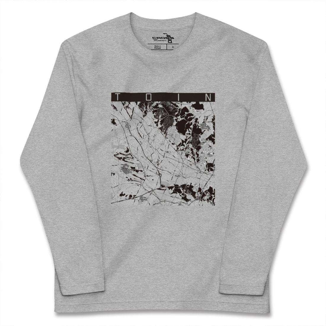 【東員（三重県）】地図柄ロングスリーブTシャツ