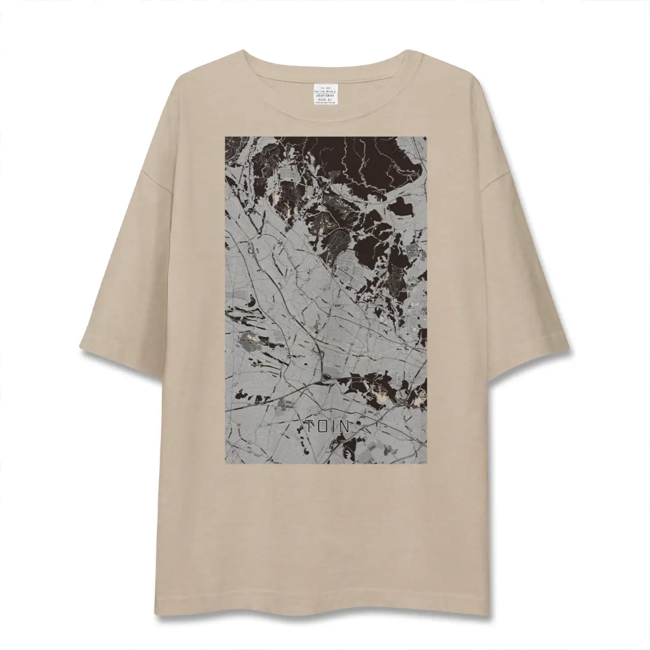 【東員（三重県）】地図柄ビッグシルエットTシャツ
