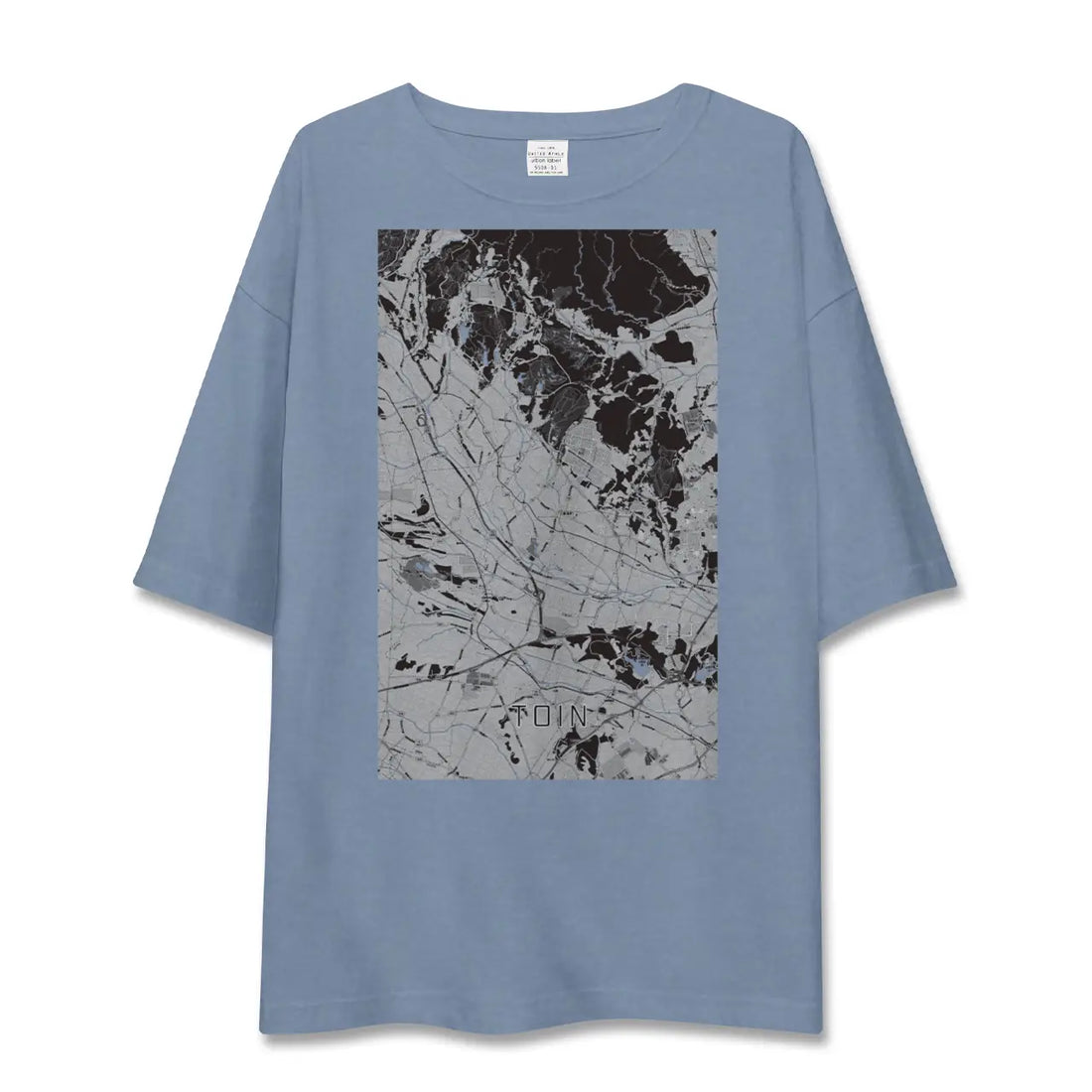 【東員(三重県)】地図柄ビッグシルエットTシャツ