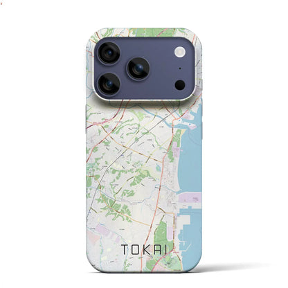 【東海（茨城県）】地図柄iPhoneケース（バックカバータイプ）