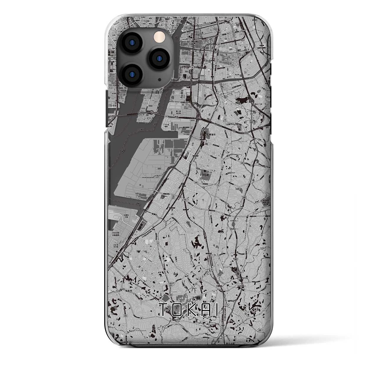 【東海（愛知県）】地図柄iPhoneケース（クリアタイプ）