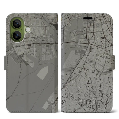 【東海（愛知県）】地図柄iPhoneケース（手帳タイプ）