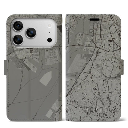 【東海（愛知県）】地図柄iPhoneケース（手帳タイプ）