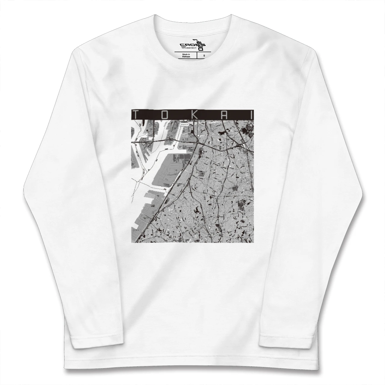 【東海（愛知県）】地図柄ロングスリーブTシャツ