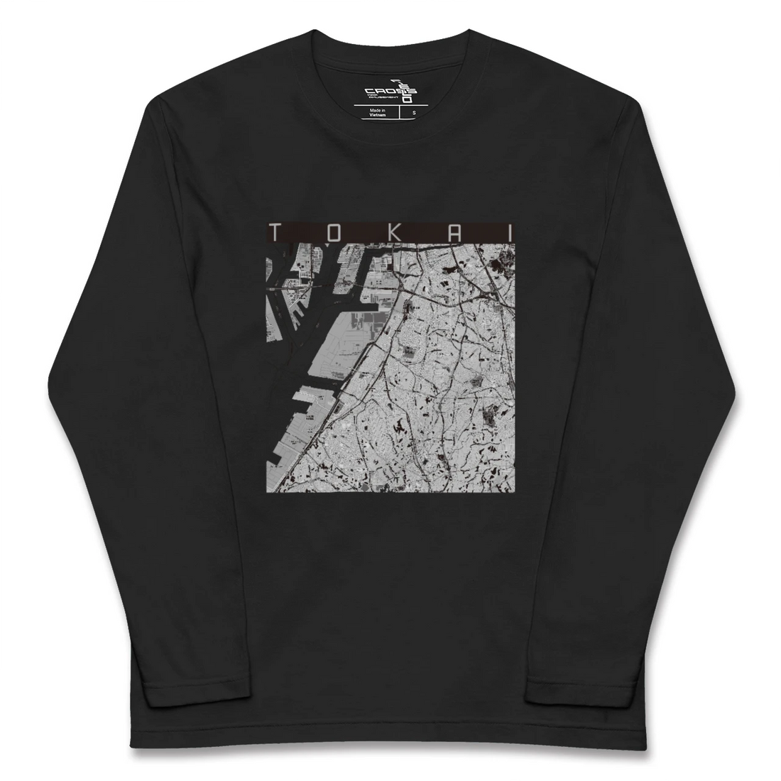 【東海（愛知県）】地図柄ロングスリーブTシャツ