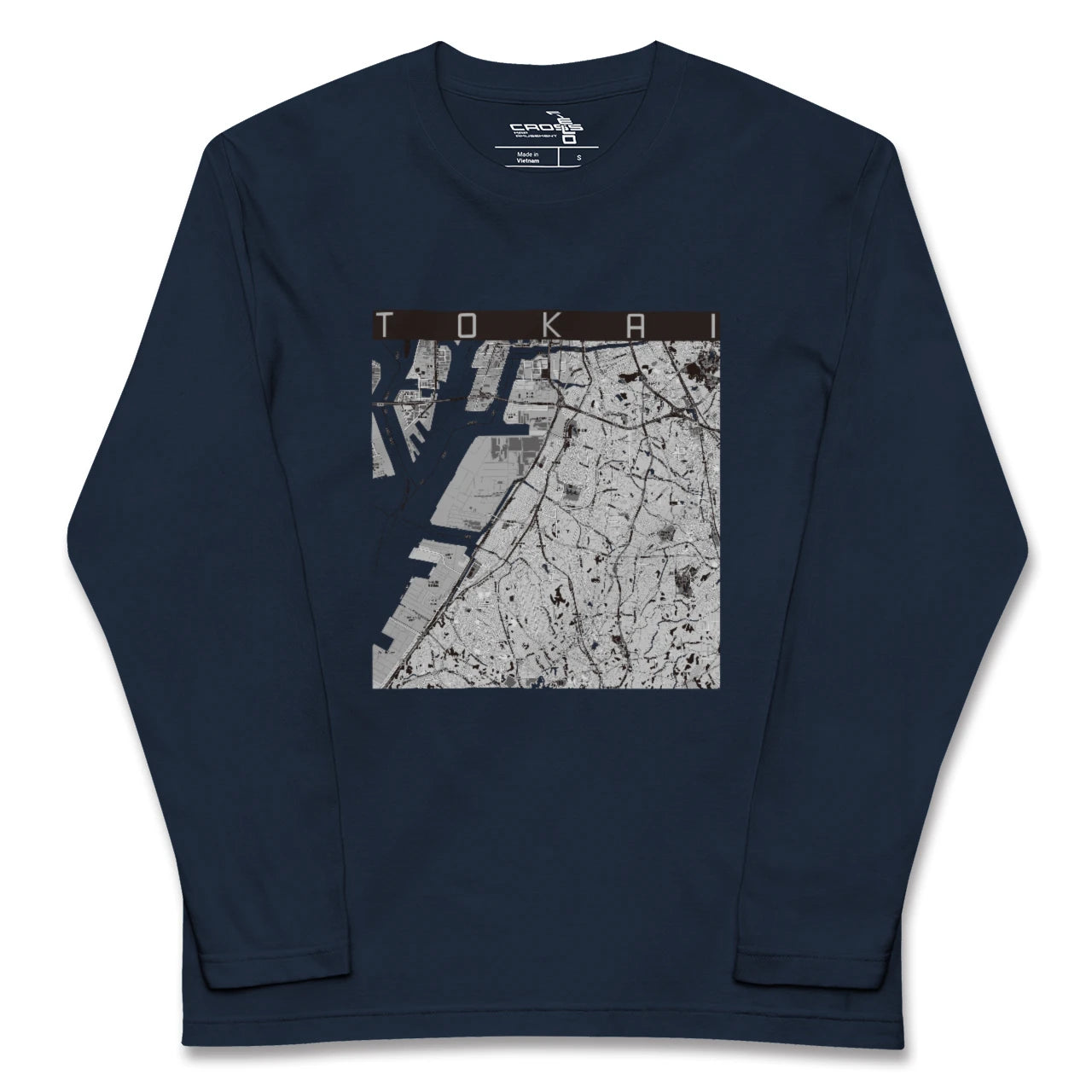 【東海（愛知県）】地図柄ロングスリーブTシャツ