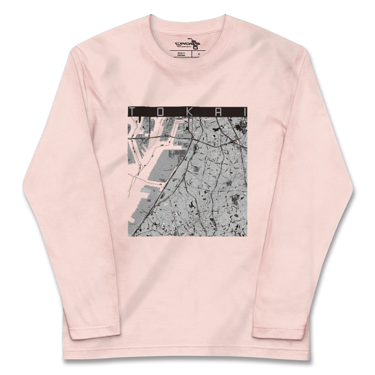 【東海（愛知県）】地図柄ロングスリーブTシャツ