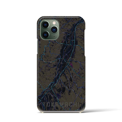 【十日町（新潟県）】地図柄iPhoneケース（バックカバータイプ）