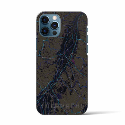 【十日町（新潟県）】地図柄iPhoneケース（バックカバータイプ）