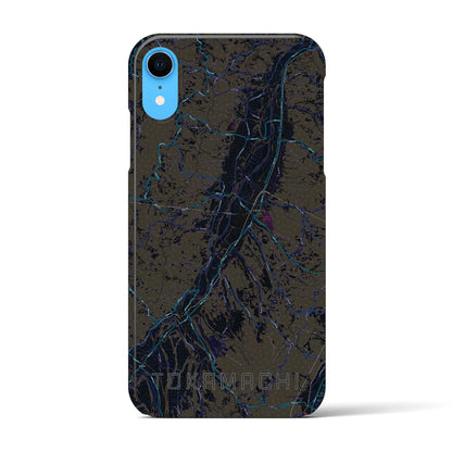 【十日町（新潟県）】地図柄iPhoneケース（バックカバータイプ）