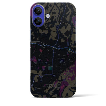 【土気（千葉県）】地図柄iPhoneケース（バックカバータイプ）