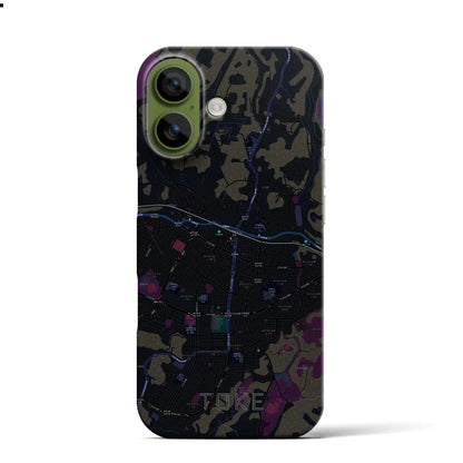 【土気（千葉県）】地図柄iPhoneケース（バックカバータイプ）