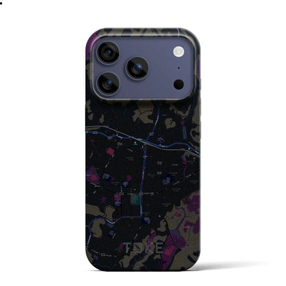 【土気（千葉県）】地図柄iPhoneケース（バックカバータイプ）