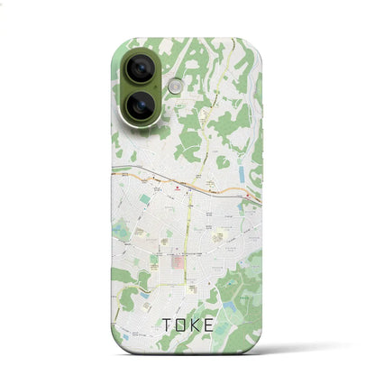 【土気（千葉県）】地図柄iPhoneケース（バックカバータイプ）